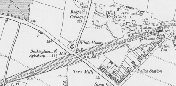 6 inch map showing the White House